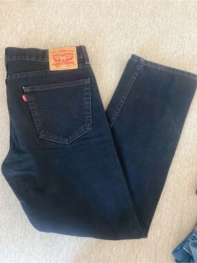 Levi’s 505 black jeans 36x32